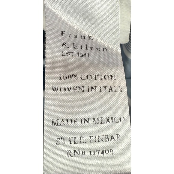 Frank & Eileen Finbar Mens Size M Striped Button Down Long Sleeve Shirt Casual - Picture 8 of 9